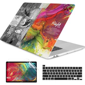 DONGKE for MacBook Pro 16 inch Case 2020 2019 Release Model A2141, Plastic Hard Shell Case Cover Only Compatible with MacBook Pro 16 inch with Retina Display & Touch Bar Fits Touch ID, Brain