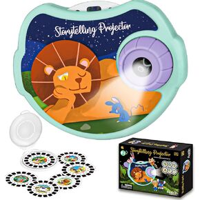 SMILESSKIDDO Storytelling Projector for Kids - Kids Projector Story Book, Bedtime Stories, 6 (Fairy Tale) Discs with Clear Projection, Educational Gift Story Toys for 3 4 5 6 Year Old Boys & Girls