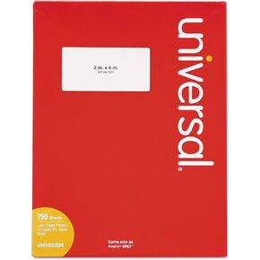 UNV80004 - Laser Printer Permanent Labels