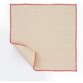 The Oxford Company Monk's Cloth | Punch Needle Fabric - Foundation Cloth Suited for Punch Needle Rug Hooking (24" x 24" (Precut & Serged))