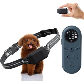 Ultra-Small Shock Collar for Dogs – Dog Training Collar with 1300FT Remote | Tailored for Small Dogs 5-15lbs & Medium Breeds | Ultra-Light Waterproof Design | Rechargeable & Safe Stimulation