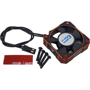 NHX RC 35mm Aluminum Case High Speed 21000 RPM Cooling Fan -Orange/Black