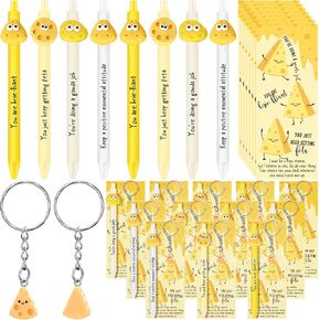 20 Set Motivational Shark Appreciation Gifts Bulk Inspirational Shark Ballpoint Pens Funny Keychains Bookmarks Affirmation Back to School Gift for Student Teacher Veterinarian Coworker