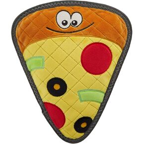 Durable Squeaky Pizza Dog Toys for Aggressive Chewers, Tough Aggressive Dog Chew Toys, Chewer Dog Toy for Puppy, Medium and Large Dogs