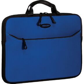 Slipsuit Royal Blue Royal Mobile ، إيفا المغطى بالتوسيد المتوافق مع كمبيوتر Macbook كمبيوتر محمول مع مقبض ، شاشات 13.3 بوصة ، جيب خارجي كبير سحرة ، مقاوم للماء ، Messm5-13