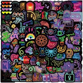 100 PCS Science Stickers Pack, Chemistry, Biology, Physics, Science Classroom Decor for School Teacher, Student Laboratory Decals for Laptop, Water Bottle, Notebook, Luggage, Computer Decor
