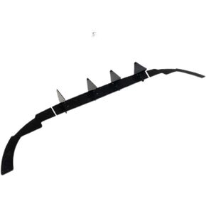 Car Rear Bumper Diffuser for VW Golf 8 MK8 Pro 2020+, Waterproof, Lightweight but Durable,Black