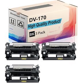 DV-170 Developer Unit Compatible for Kyocera ECOSYS M2035dn M2535dn FS-1035MFP FS-1135MFP Printers, High Yield 50000 Pages, Print More Pages (4 Pack Black)