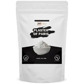 Plaster of Paris (POP) 454 g / 1 lbs – for Thermoherb Beauty Face Mask, Crafting and Mold-Making