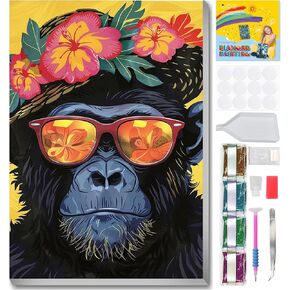 Diamond Art Kits for Adults,Book Flower 5D Full Round Drill DIY Diamond Painting Kits,Paint by Diamonds Dot Gem Art Crystal Easy,Home Wall Decor 13.8X13.8Inch