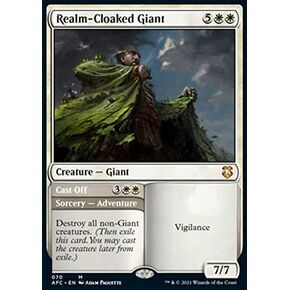 MTG Magic: The Gathering - Realm-Cloaked Giant (70) Adventures in The Forgotten Realms Commander AFC