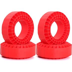 1.9 RC Silicone Rubber Insert Foam Soft waterproof 108x42mm Fit 118-122mm 1/10 Crawler Wheels Tires For 1:10 Crawler Car Traxxas TRX4 Axial SCX10 Capra RXB10 RC4WD D90 TF2 Gen8 4PCS (Green)