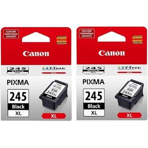 2 Pack Canon PG-245XL Black Cartridge