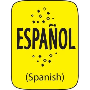 The Library Store Classification Labels with Permanent Adhesive Espanol 250 per Roll