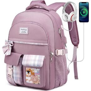 School Backpack for Girls,Kids Bookbag for Middle High School,Laptop Backpack Women Mochila para Niñas