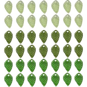 سحر السوار الخضراء لورقة المصغرة المجوهرات صنع سحر حلق الصخور المصغرة معلقات أوراق صغيرة قلادة لصنع المجوهرات مورد حرفة in Kuwait