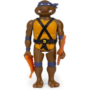 Super7 Teenage Mutant Ninja Turtles Michelangelo (Comic Grayscale) - 3.75" TMNT Action Figure with Accessories Classic Cartoon Collectibles