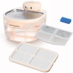 PetTop® Pumpless Cat Water Fountain Filter Replacement - 3 Sets Filter - Three-Stage Filtration - Little Octopus Water Dispenser