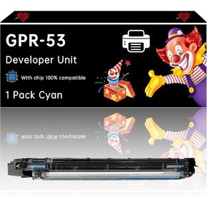 GPR-53 Developer Unit Compatible with Canon imageRUNNER Advance DX C3730i DX C3826i DX C3830i DX C3835i Printers, Enhanced Durability, Ideal for High-Volume Printing (2 Pack Black)