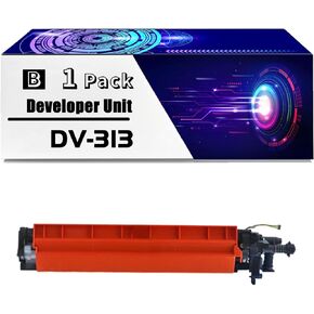 DV-313 Developer Unit is Compatible for Konica Minolta bizhub 308 368 C308 C368 Printers, High Yield 700000 Pages, with Chip for Long-Lasting Durability (4 Pack Black)