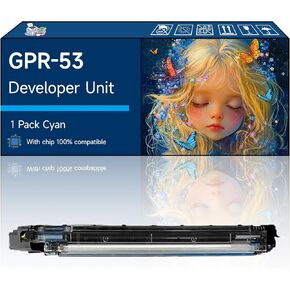 GPR-53 Developer Unit Compatible with Canon imageRUNNER Advance DX C3730i DX C3826i DX C3830i DX Printers (4 Pack Black)