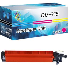 DV-315 Developer Unit Compatible for Konica Minolta bizhub C250i C251i C300i C301i C360i C361i Printers, High Yield 800000 Pages, with Chip High-Definition Printing (1 Pack Black)