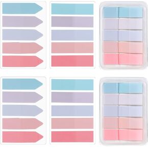 600 Pcs Sticky Indexing Tabs Page Markers Sticky Index Tab Post Tabs Flags Stickers Book Annotation Bookmark Notes for Book Notes Easy Remove Reading Index Folders File Note