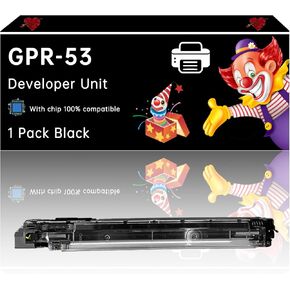 GPR-53 Developer Unit Compatible with Canon imageRUNNER Advance C3325i C3330i C3525i C3525i II C3525i III Printers, Enhanced Durability, Ideal for High-Volume Printing (4-Pack BK/C/M/Y)