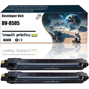 Replacement Parts Developer Unit DV-8505 Compatible with Copystar CS4550ci CS5550ci Printers, Contains Chip and Clear Printing (4 Pack Black)