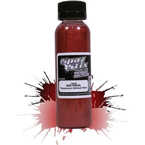 Spaz Stik SZX16030 Red Pearl Airbrush Ready Paint, 2oz Bottle
