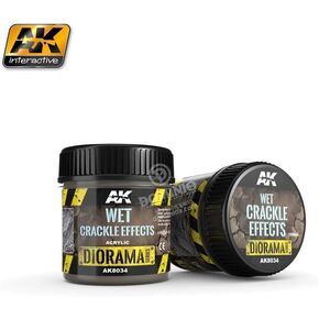AK Interactive : Creapata Wet Earth Effect (Crackle) - 100 ml (Acrylic)