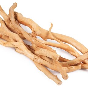 OMISTAR Long Aquarium Driftwood Root - 12-20 Inch Natural Driftwood Branches for Fish Tank Decor, Reptile Hideout Cave, Shrimp Habita (500g, Medium Branches)