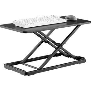 Keyboard and Mouse Riser, 24" x 12" Ergonomic Keyboard Riser, Height Adjustable keyboard stand for desktop, Standing Keyboard Tray, Black