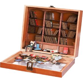 Anxiety Bookshelf, 300pcs Mini Books for Miniature Bookshelf, Shake Off Your Anxiety, Ornament Mini Library for Book Lovers Home Room Living Office Decor