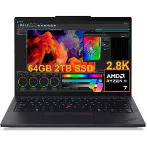 Lenovo ThinkPad P14s Mobile Workstation Laptop for Engineer, Designer, Architect (14" FHD+ Touchscreen, AMD Ryzen 7 PRO 6850U, 32GB RAM, 1TB SSD, (Beats i7-1165G7)) 3-yr WRT, Win 11 Pro w/ AI Copilot