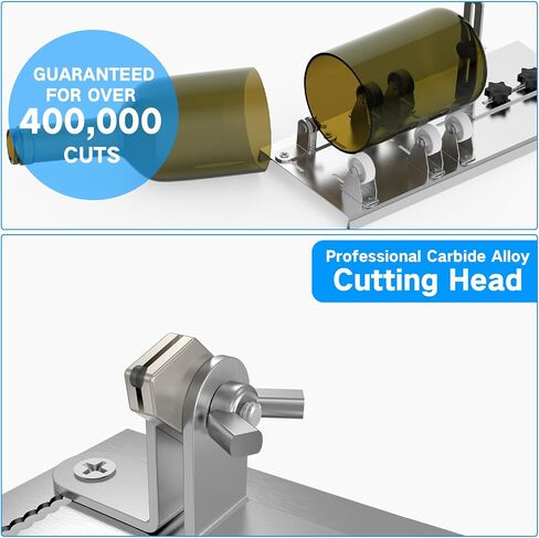 Camdios Glass Bottle Cutter & Bottle Cutter, Upgraded Glass Cutter for Cutting Wine, Beer, Liquor, Whiskey, Alcohol, Champagne in Saudi Arabia