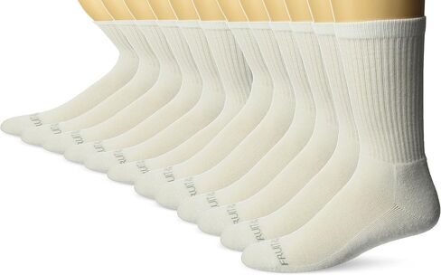 Fruit of the Loom Men's 12 Pair Cushioned Low Cut Sock Sockshosiery, -black, Shoe size 6-12 in Saudi Arabia