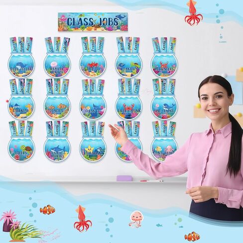 Pasimy 81 PCS Bee Class Jobs Chart Bee Honeycomb Jobs Jobs Bulletin Bochets with tags tags cards hives classroom decor decor teacher the progr in Saudi Arabia