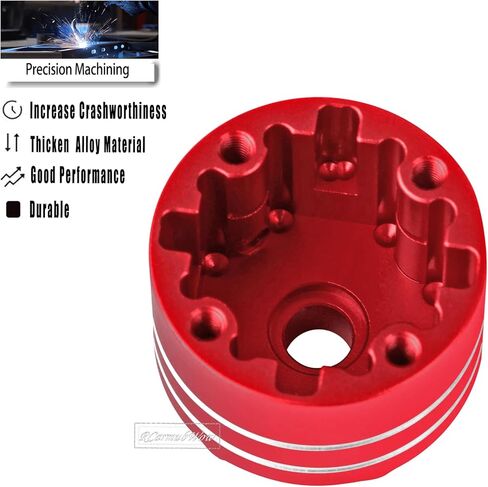 RC Alloy Diff Case Case Produstrates Part for 1/8 Kraton/Outcast/Talion 6S BLX EXB ، 6S BLX 6S ، 1/7 MOJAVE 6S BLX EXB ، BIGROCK/FIRETEAM 6S BLX ، استبدل #ARA310983 ، أحمر ، أحمر in Saudi Arabia