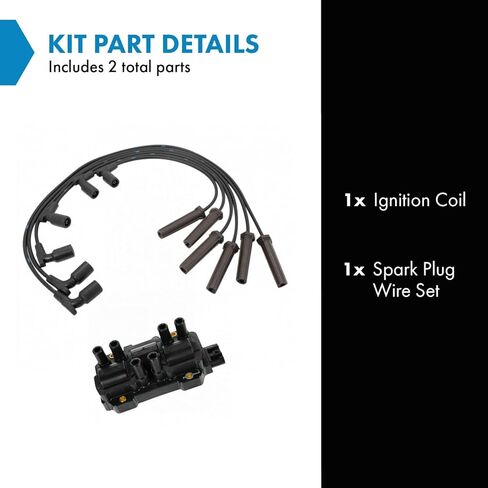 مجموعة ملف الإشعال ومجموعة أسلاك توصيل الإشعال لـ Torrent Equinox 3.4L V6 جديد in Kuwait