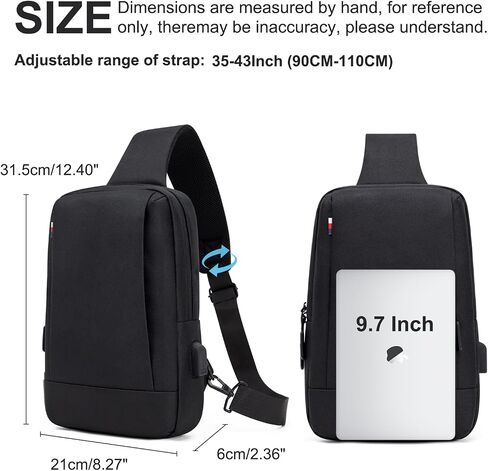 حقيبة Messenger Crossbody Bag Crossbody - مثالية للأنشطة الخارجية والسفر in Kuwait