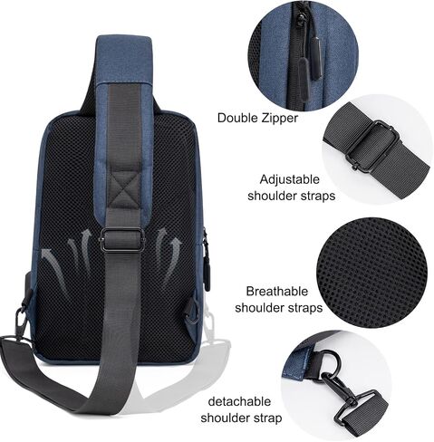 حقيبة Messenger Crossbody Bag Crossbody - مثالية للأنشطة الخارجية والسفر in Kuwait