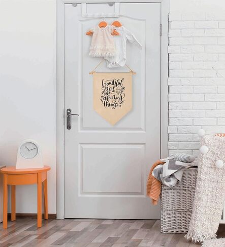 Play Is the Work of the Child -Canvas Hanging Flag Banner Wall Sign Decor Gift for Baby Kids Girl Boy Nursery Teen Room Playroom Front Door - Heart in Saudi Arabia