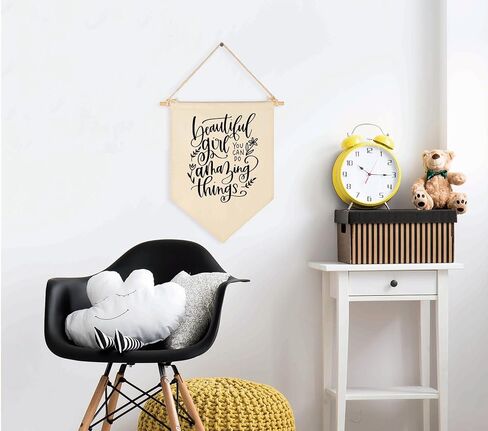 Play Is the Work of the Child -Canvas Hanging Flag Banner Wall Sign Decor Gift for Baby Kids Girl Boy Nursery Teen Room Playroom Front Door - Heart in Saudi Arabia
