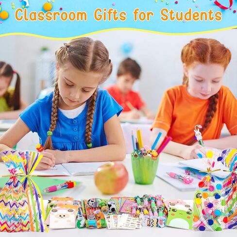 Stationery Party Favors, 24 Pack Birthday Goodie Bags for Kids with Multicolor Pen Mini Notebooks for Goodie Bag Stuffers Classroom Gifts for Kids Class Gift Rewards Prizes in Kuwait