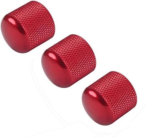 3pcs Wood Guitar Knobs Bass Dome Knobs Audio Knob Volume Control Knobs for Electric Guitar or Precision Bass (Brown) in Saudi Arabia