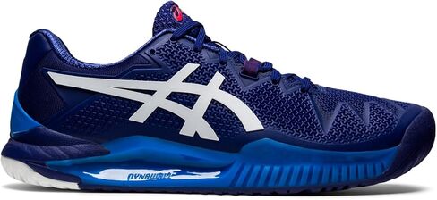 ASICS Men's GEL-RESOLUTION 8 2E Tennis Shoes, 12.5, DIVE BLUE/WHITE in Saudi Arabia