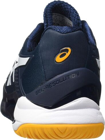 ASICS Men's GEL-RESOLUTION 8 2E Tennis Shoes, 12.5, DIVE BLUE/WHITE in Saudi Arabia
