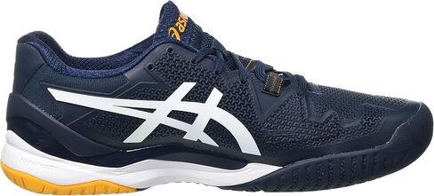ASICS Men's GEL-RESOLUTION 8 2E Tennis Shoes, 12.5, DIVE BLUE/WHITE in Saudi Arabia