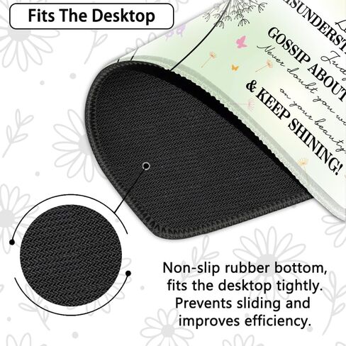 AGMDESIGN in My Let Them Era Funny Mental Health Mouse Pad for Wireless Computer Desk, Friendship Gifts for Women, Inspirational Office Gifts for Employee Boss Colleague in Kuwait